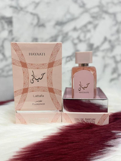 HAYAATI FLORENCE By LATTAFA EDP FOR WOMEN 3.4 OZ, 100ML