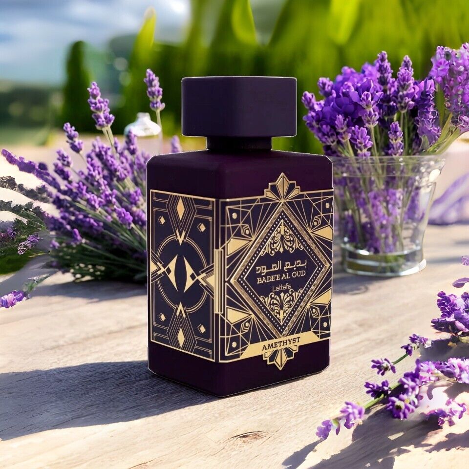 Bade'e Al Oud Amethyst by Lattafa Eau de Parfum Unisex 3.4 oz