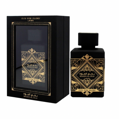 Bade'e Al Oud Oud for Glory by Lattafa Eau de Parfum Unisex 3.4 oz