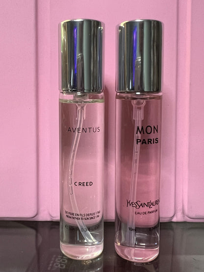 Set of Perfume Creed Aventos+ YSL Moon paris Travel Size For Men and Women. 10 Ml/each